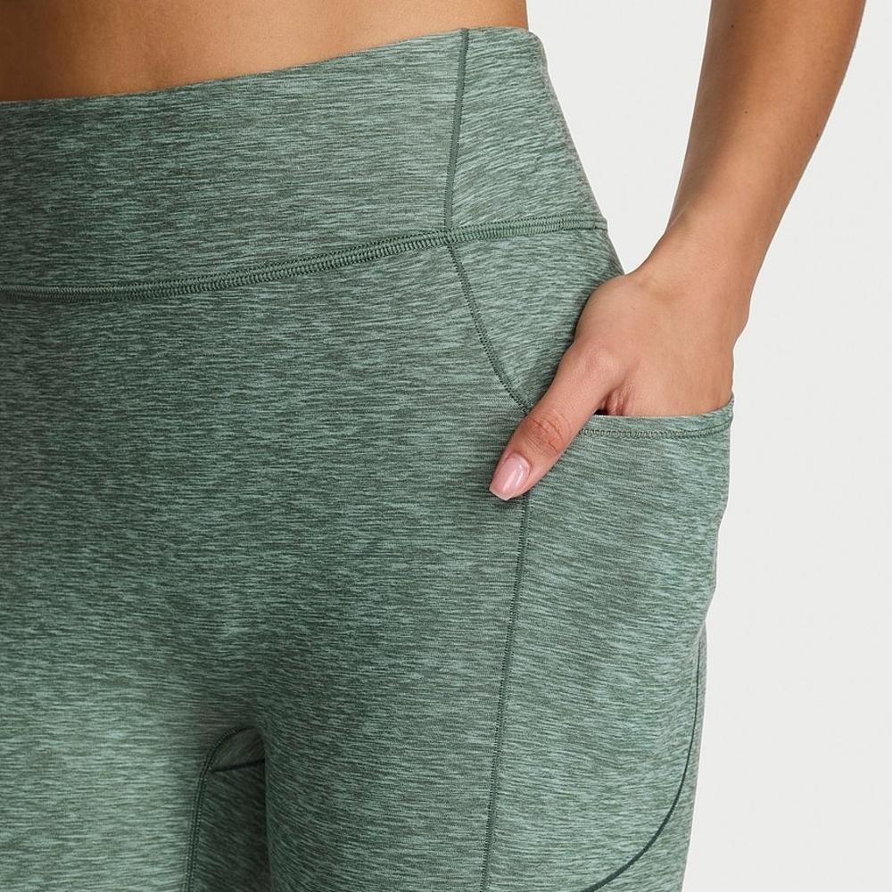NWT- VSX LUXMarl Heather Sage 7/8 Legging Women's Size 6 - Picture 3 of 14